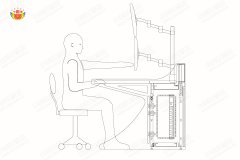 操作臺人機工程學設計亮點