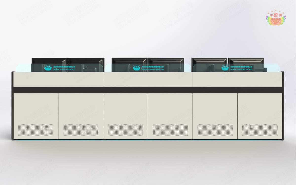 機房操作臺效果圖